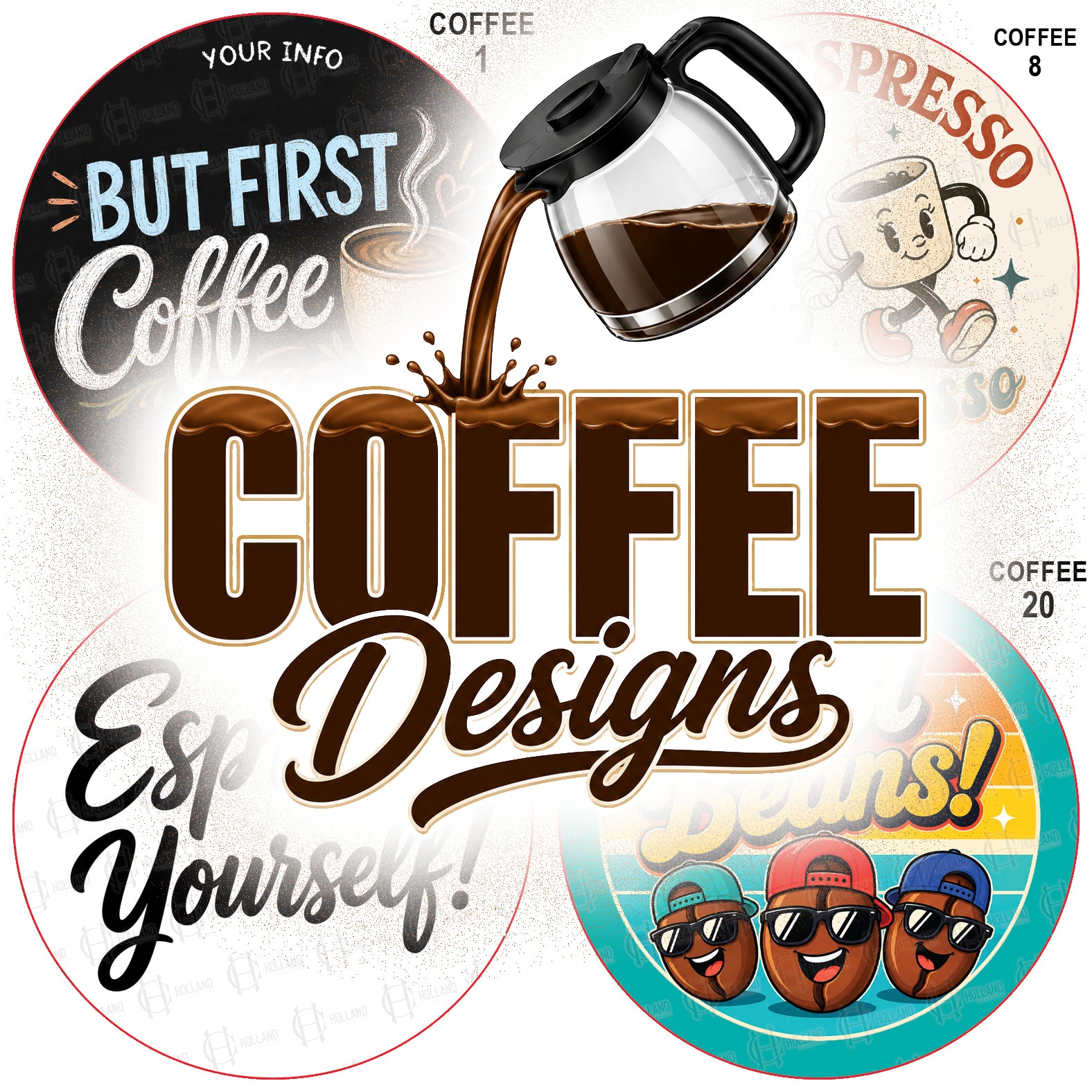 Themed Label Designs – Holland Creative