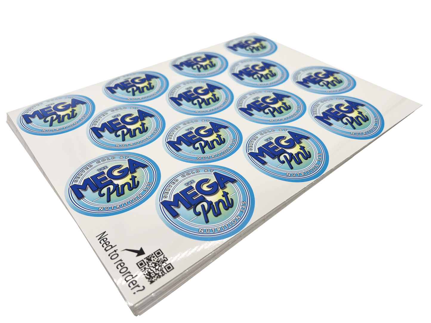 Oval Vinyl Sheet Labels